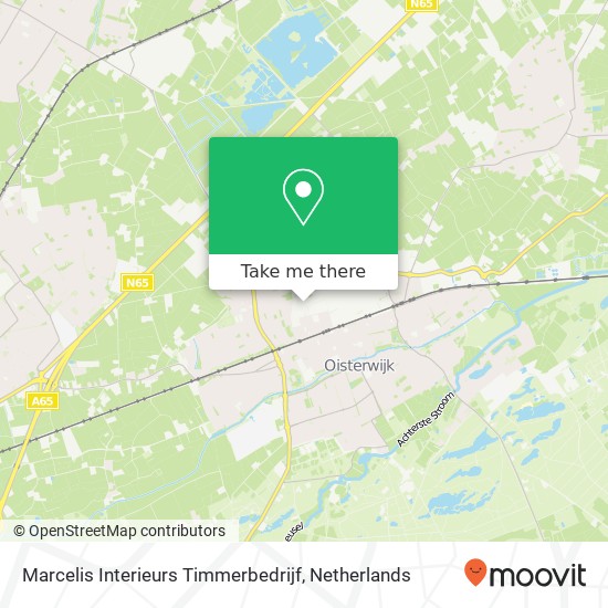 Marcelis Interieurs Timmerbedrijf, Nijverheidsweg 8A map