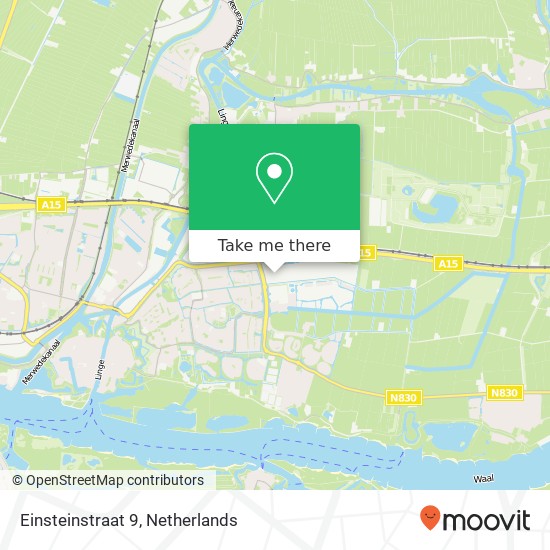 Einsteinstraat 9, Einsteinstraat 9, 4207 Gorinchem, Nederland Karte