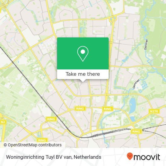 Woninginrichting Tuyl BV van, Woenselsestraat 333 map