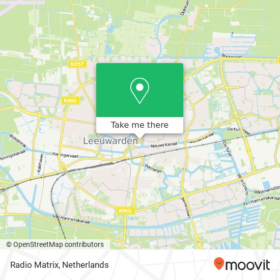 Radio Matrix, Nieuwe Oosterstraat 19 map