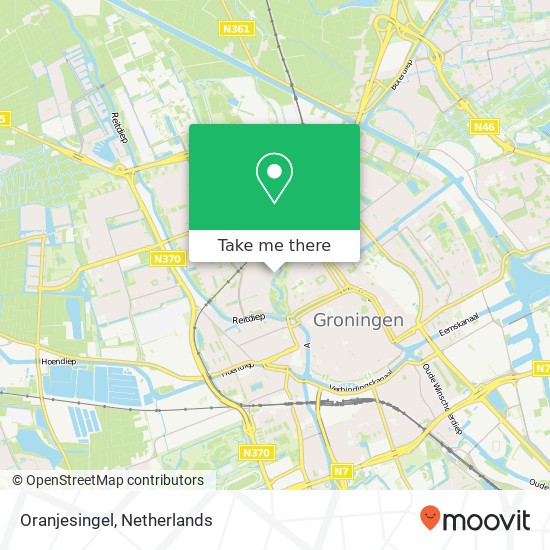 Oranjesingel, 9717 HL Groningen map