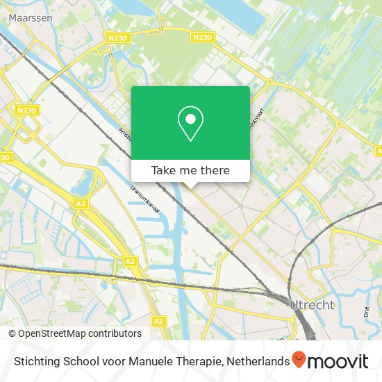 Stichting School voor Manuele Therapie, Amsterdamsestraatweg 644 map