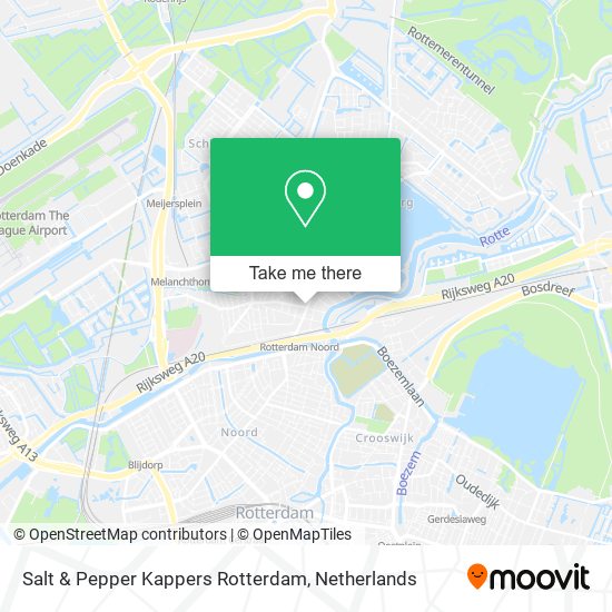 Salt & Pepper Kappers Rotterdam map