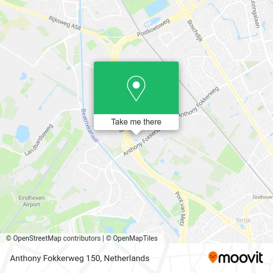 Anthony Fokkerweg 150 map