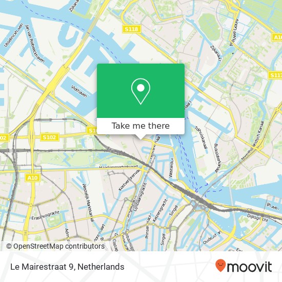 Le Mairestraat 9, 1013 RD Amsterdam map