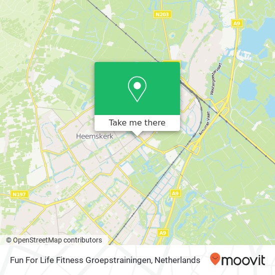 Fun For Life Fitness Groepstrainingen, Jan van Kuikweg 146 map