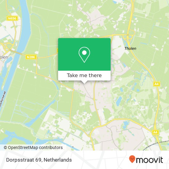 Dorpsstraat 69, Dorpsstraat 69, 4661 HM Halsteren, Nederland Karte