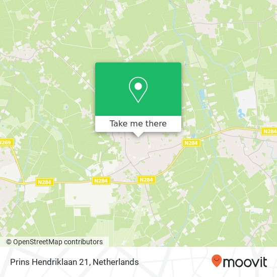 Prins Hendriklaan 21, 5531 JA Bladel map