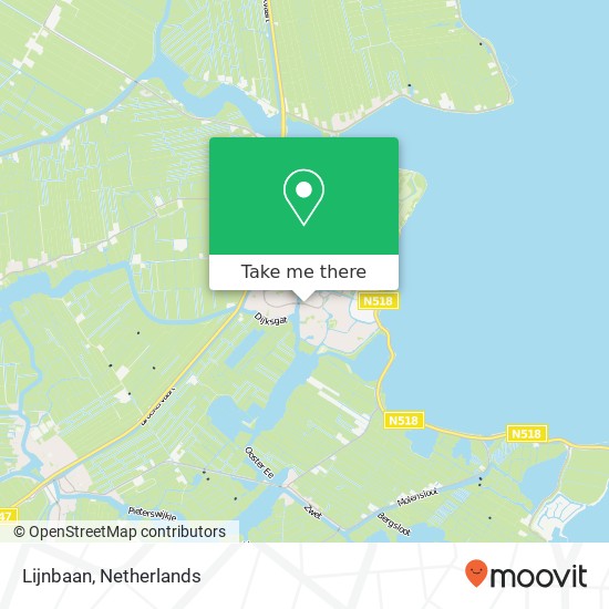 Lijnbaan, 1141 SB Monnickendam map