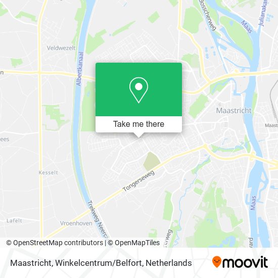 Maastricht, Winkelcentrum / Belfort map