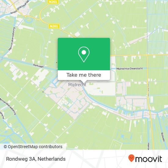 Rondweg 3A, Rondweg 3A, 3641 SC Mijdrecht, Nederland map