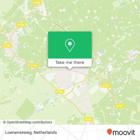 Loenenseweg, 6961 Eerbeek Karte