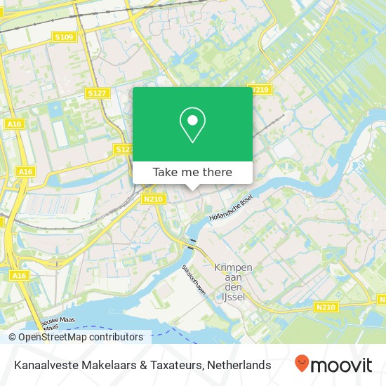 Kanaalveste Makelaars & Taxateurs, Vondellaan 18 map