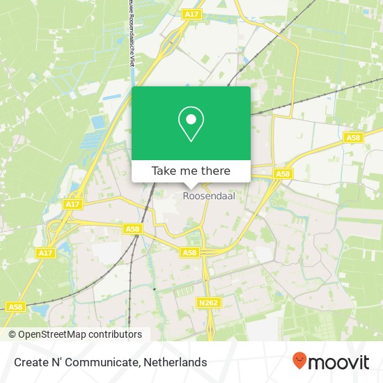 Create N' Communicate, Dunantstraat 30 map