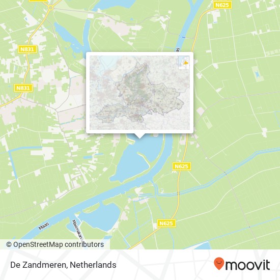 De Zandmeren map