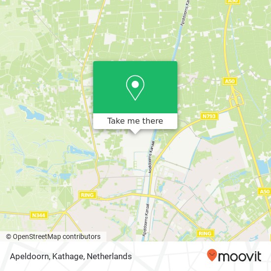 Apeldoorn, Kathage Karte