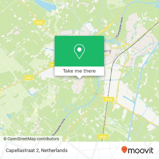 Capellastraat 2, 7771 XM Hardenberg map