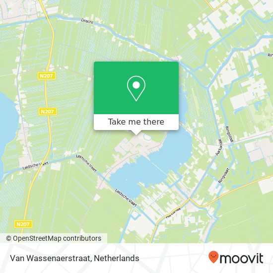 Van Wassenaerstraat, 2461 SE Langeraar map