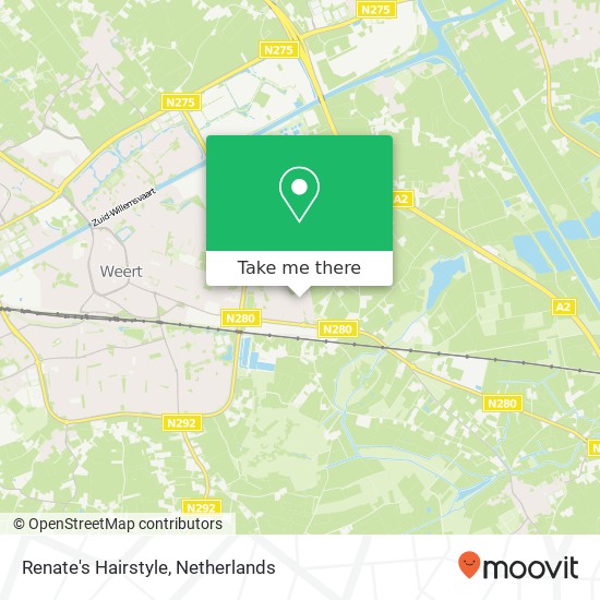 Renate's Hairstyle, Middelstestraat 47 map