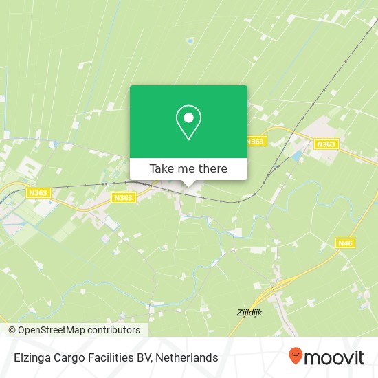 Elzinga Cargo Facilities BV map