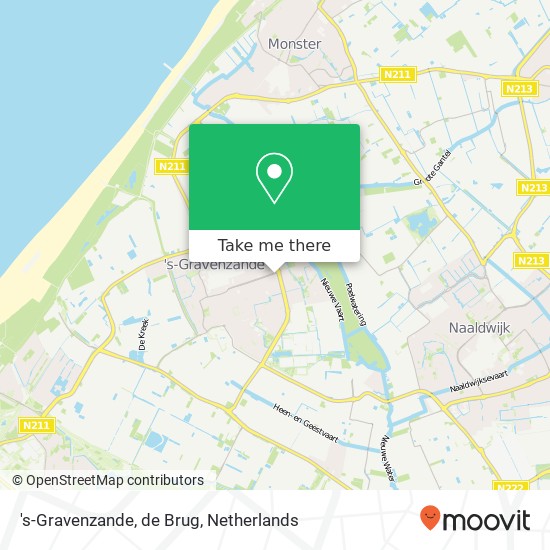 's-Gravenzande, de Brug map