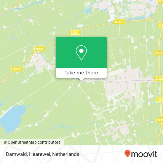 Damwald, Hearewei map