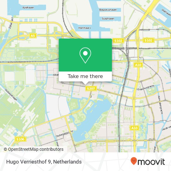 Hugo Verriesthof 9, 1064 HV Amsterdam map