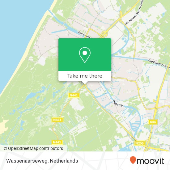 Wassenaarseweg, 2224 Katwijk map