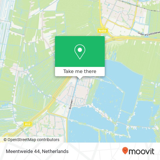 Meentweide 44, 2811 JG Reeuwijk-Brug map