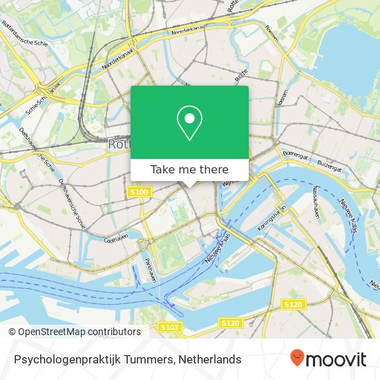 Psychologenpraktijk Tummers, Eendrachtsstraat 23 map