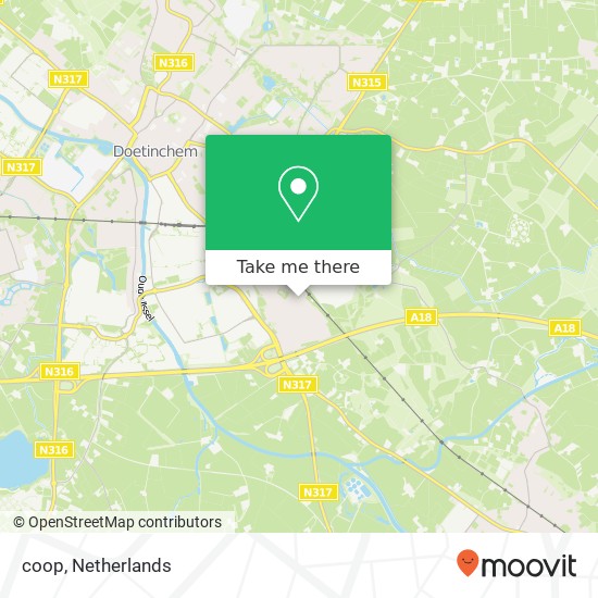 coop, Zonnebloemstraat 3 map