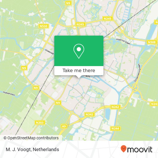 M. J. Voogt, Steijnstraat 1 Karte