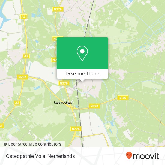 Osteopathie Vola, Markt 11 map