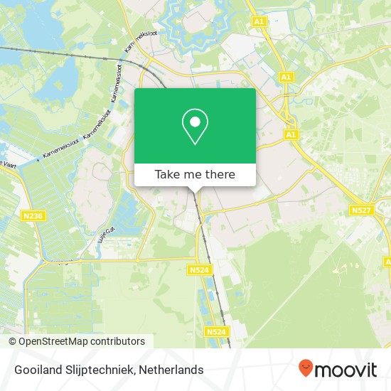 Gooiland Slijptechniek, Brinklaan 146A map