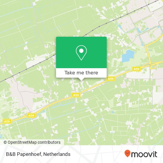 B&B Papenhoef, Weverstraat 4 map