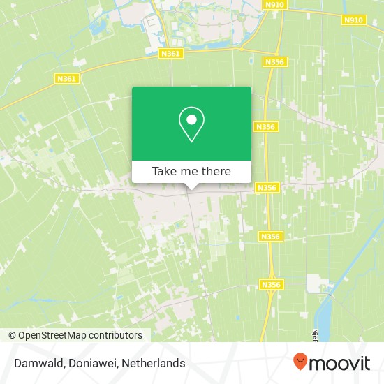 Damwald, Doniawei map