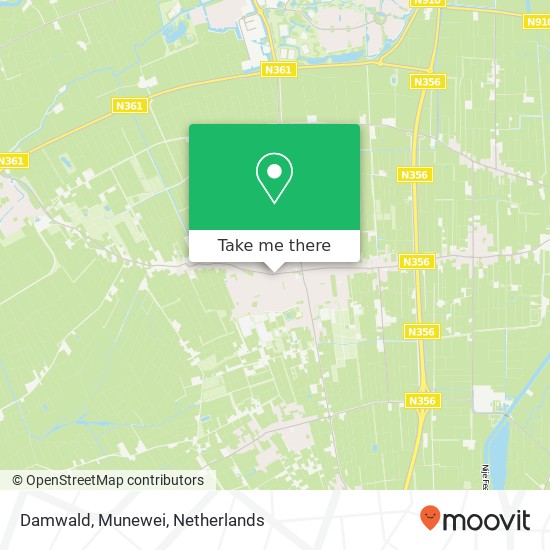 Damwald, Munewei Karte