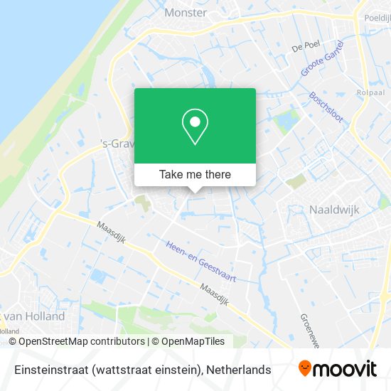 Einsteinstraat (wattstraat einstein) map
