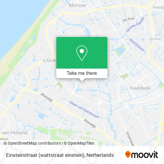 Einsteinstraat (wattstraat einstein) map