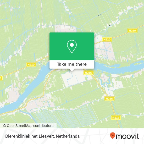 Dierenkliniek het Liesvelt, Energieweg 32 map