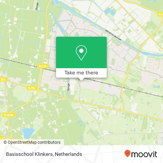 Basisschool Klinkers, Woerdenstraat 60 map