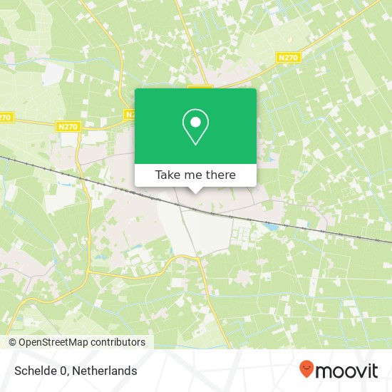 Schelde 0, Schelde 0, 5751 VH Deurne, Nederland map