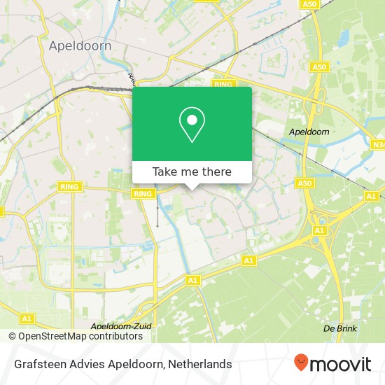 Grafsteen Advies Apeldoorn, Poortersveld 303 Karte