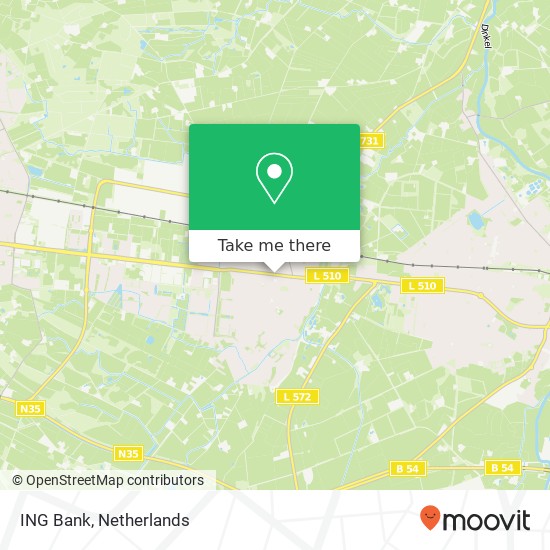 ING Bank, Gronausestraat 1130 map