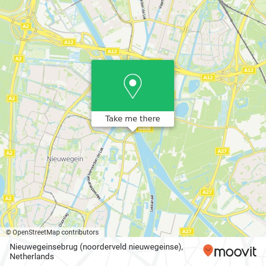 Nieuwegeinsebrug (noorderveld nieuwegeinse), 3439 Nieuwegein map