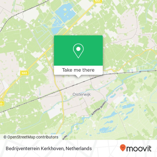 Bedrijventerrein Kerkhoven Karte