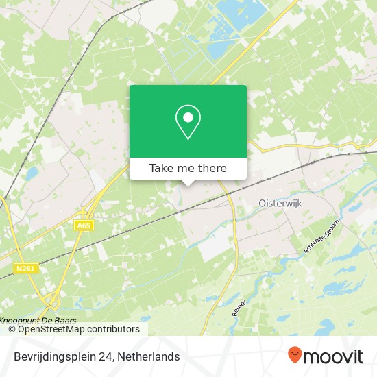 Bevrijdingsplein 24, 5063 AK Oisterwijk Karte