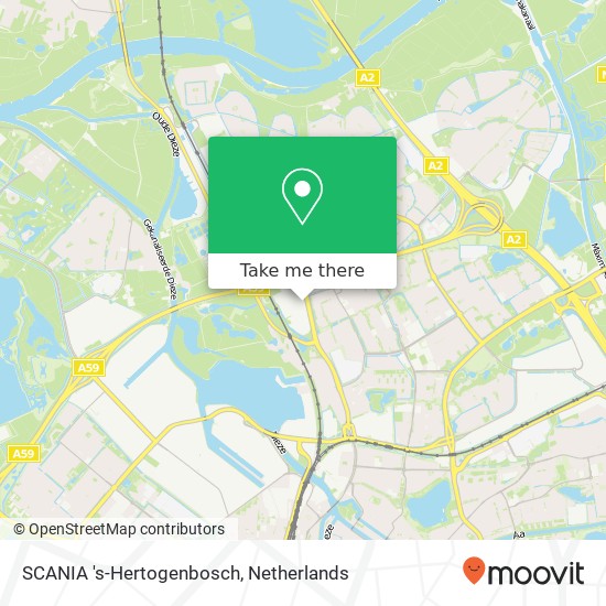 SCANIA 's-Hertogenbosch, Hambakenwetering 12 map