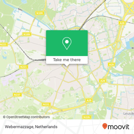 Webermazzage, Bergstraat map