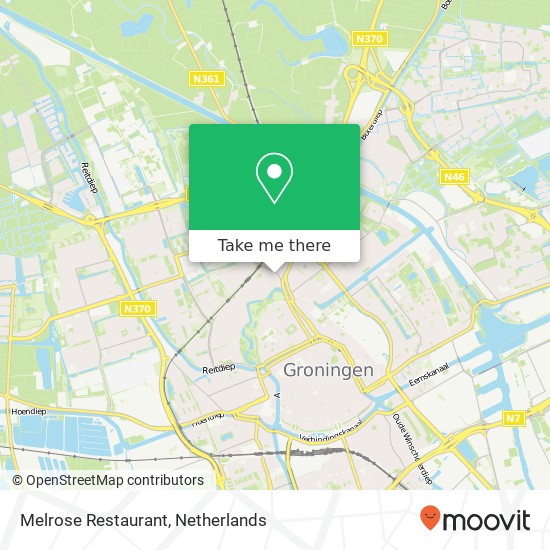 Melrose Restaurant, Noorderstationsstraat 38 map